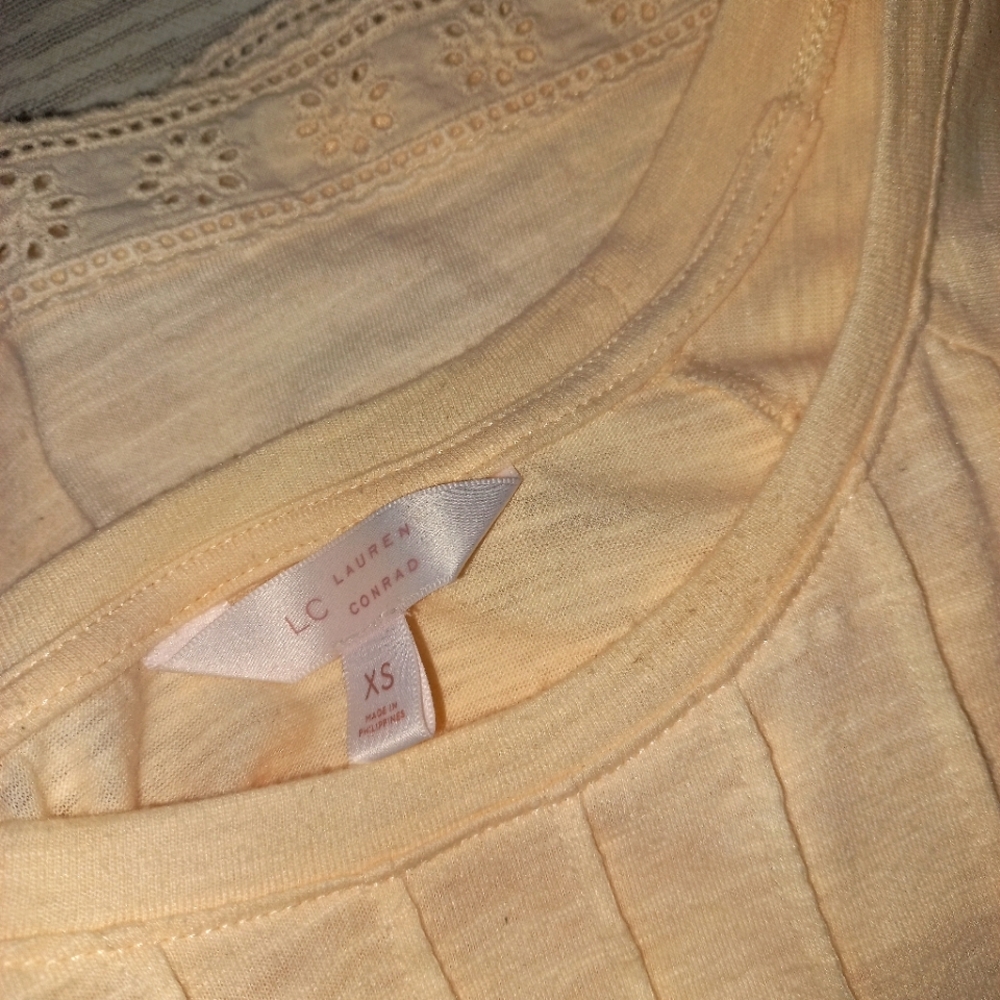 Lace bottom shirt-Lauren Conrad